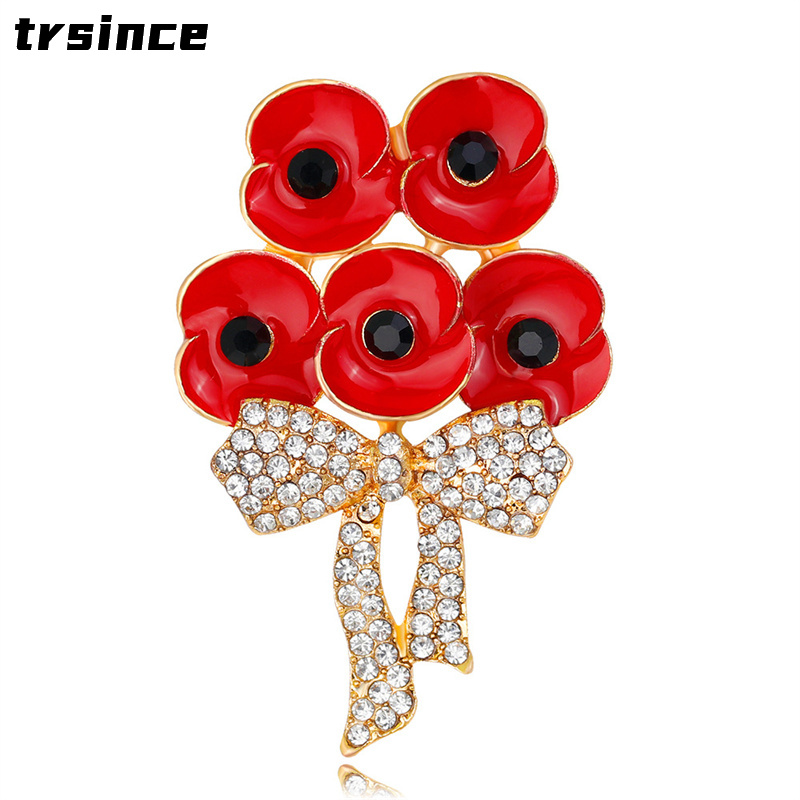 Брошь с маком из цинкового спл – обзор и цена Women'S Accessories Uk