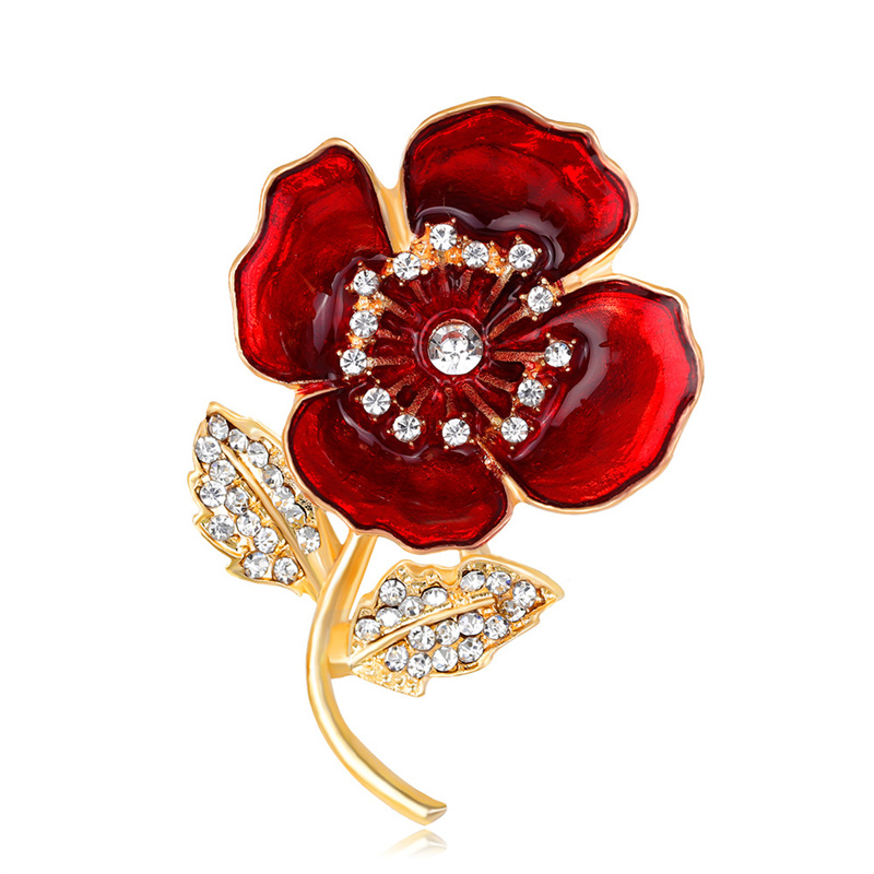 Брошь с маком из цинкового спл – обзор и цена Women'S Accessories Uk