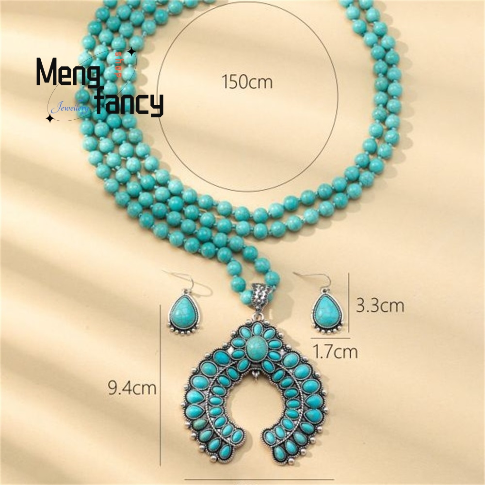 Трехслойные серьги в стиле рет – обзор и цена Layered Necklace Set