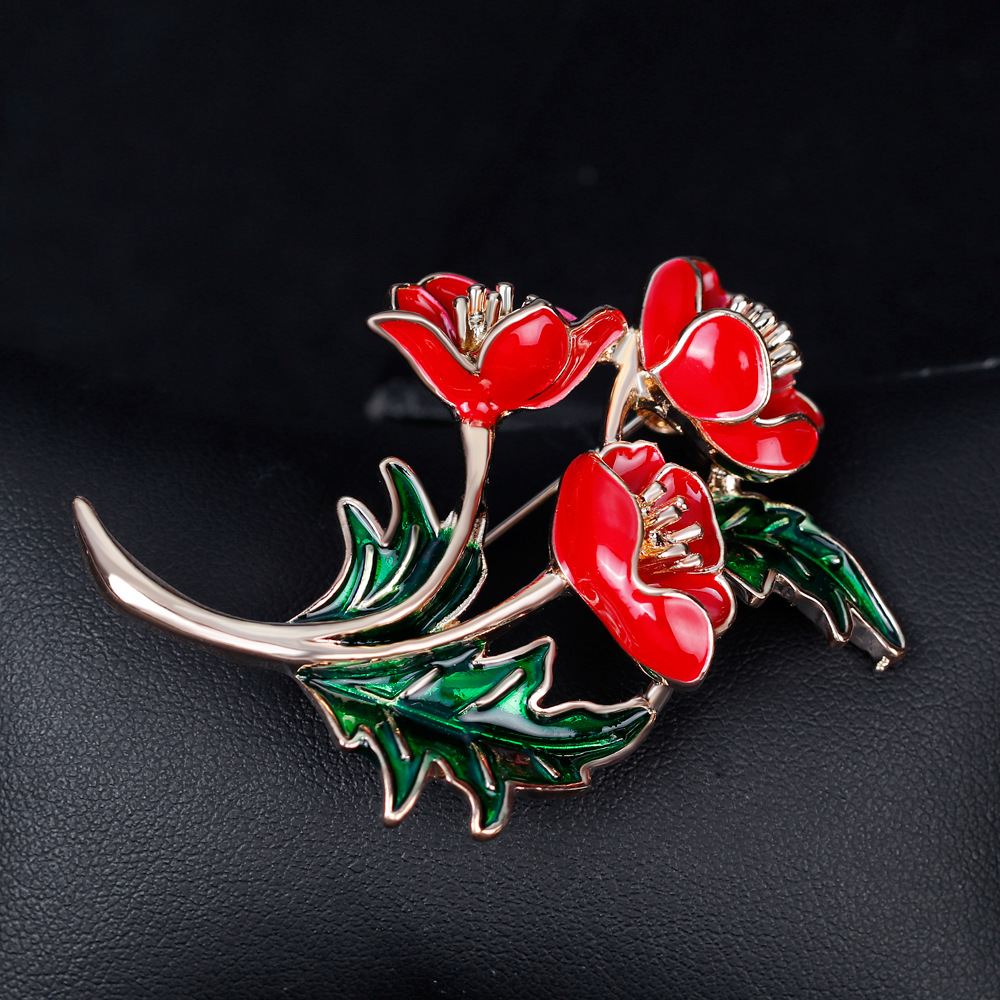 Эмалированная брошь с цветком  – обзор и цена Women'S Accessories Uk